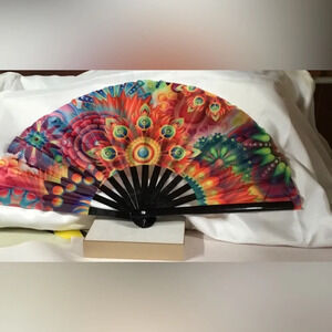 FairySandy Large Rave Fan. 25” wide. 15” tall. New